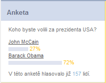 Anketa Barack Obama - John McCain
